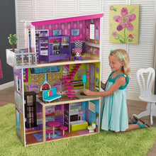 Load image into Gallery viewer, KidKraft Super Model Dollhouse with 11 accessories included
